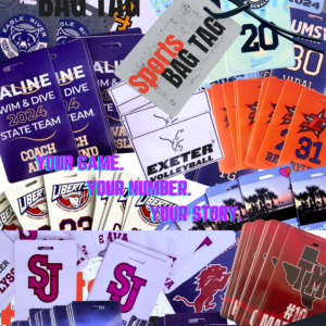 sports bag tag