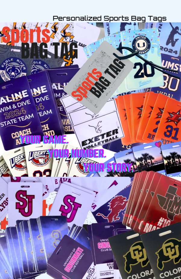 sports bag tag