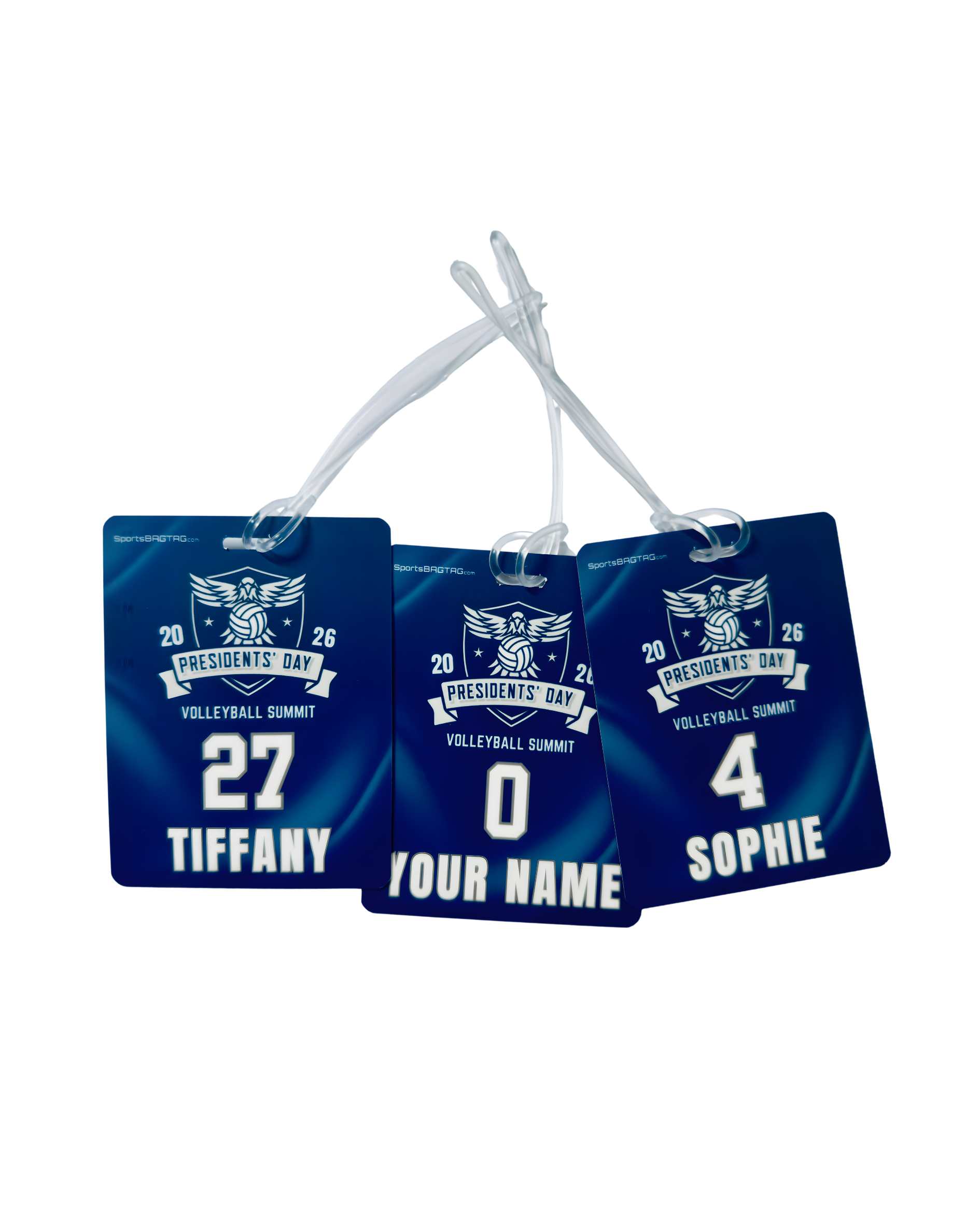 2026 Presidents’ Day Volleyball Summit – Personalized Bag Tag - Image 2