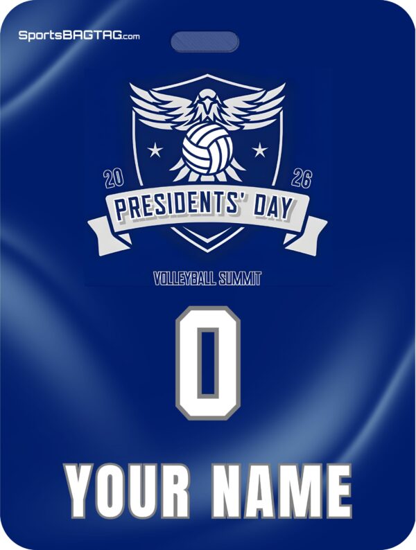 2026 Presidents’ Day Volleyball Summit – Personalized Bag Tag