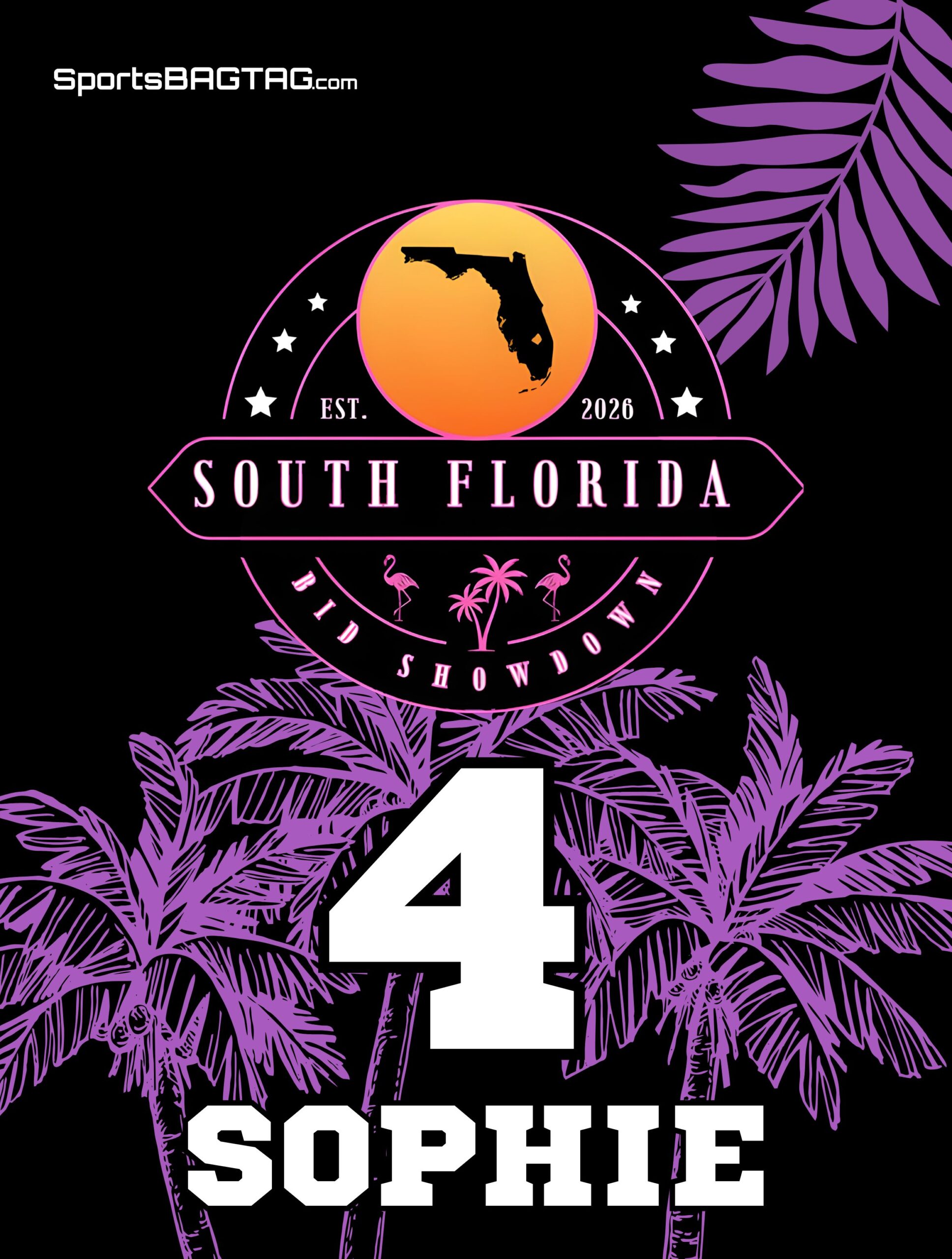 2026 South Florida Showdown - Personalized Bag Tag ATHLETE - Image 4